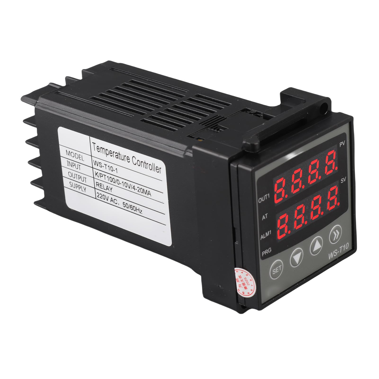 Sxhlseller Inteligentny Termostat PID Podwójny Cyfrowy Regulator Temperatury z Wyświetlaczem dla Automatyki Przemysłowej, Miernik Kontroli Temperatury