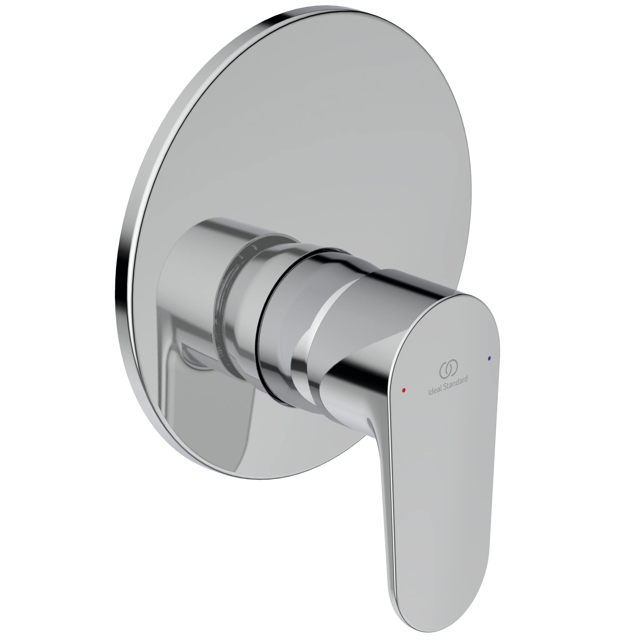 Ideal Standard - Cerafine O, Miscelatore monocomando per doccia ad incasso, Una via, Parti esterne, Cromato
