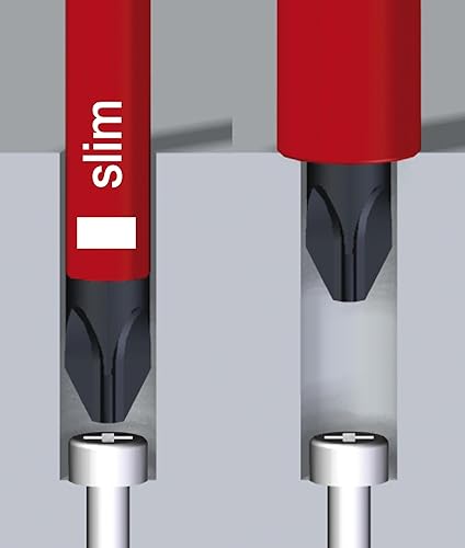 Miniatura 4 de Wiha 28792 Juego de controlador de control de par aislado de 16 piezas y cuchillas delgadas