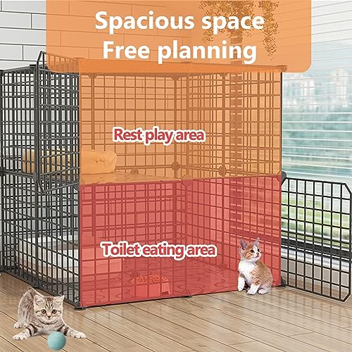 Fil solide et durable pour ce grand parc pour chat et cage à furet