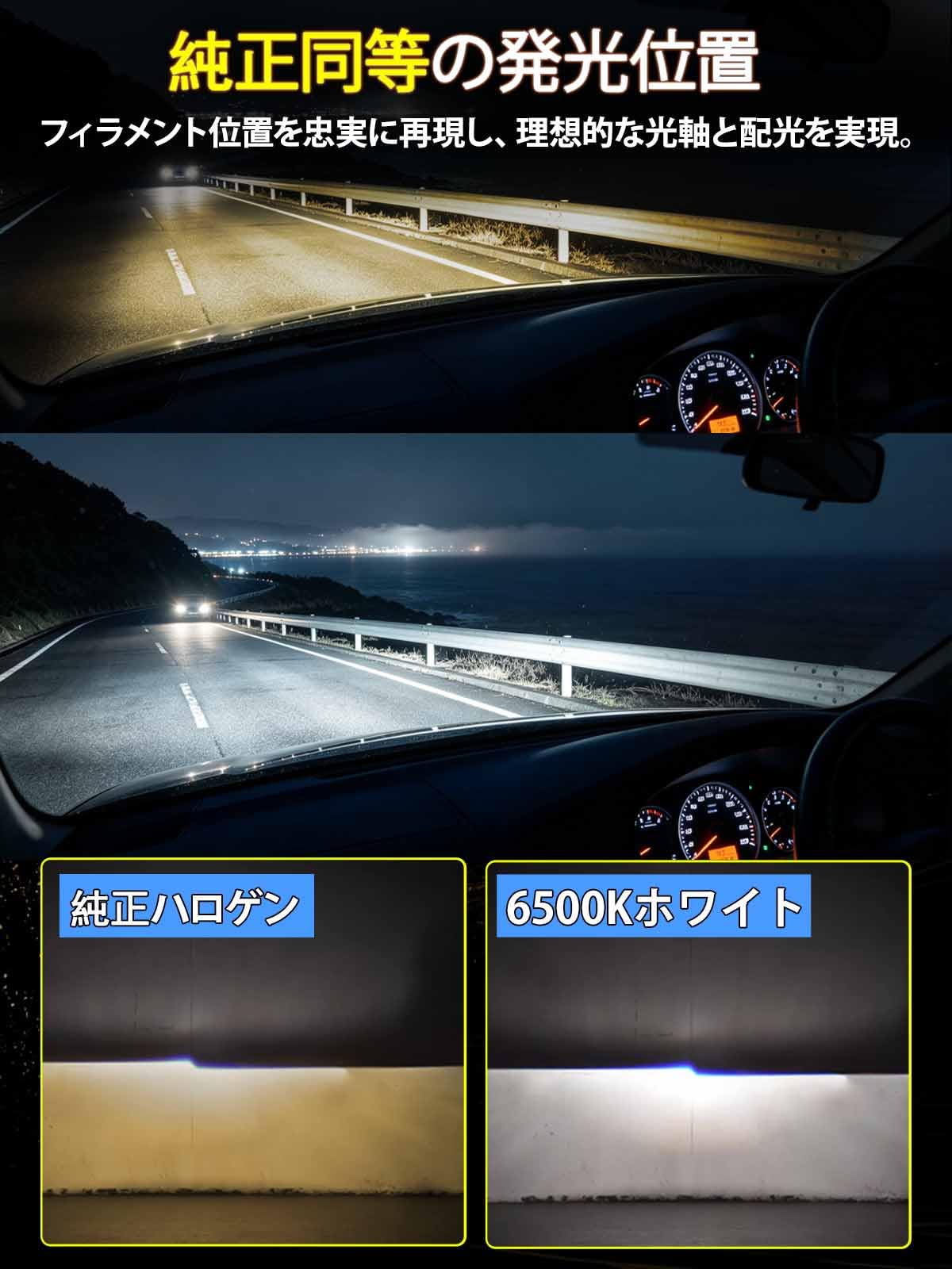 Amazon | LTONXEN HB3 9005 LEDヘッドライト ハイビーム 車検対応 爆光
