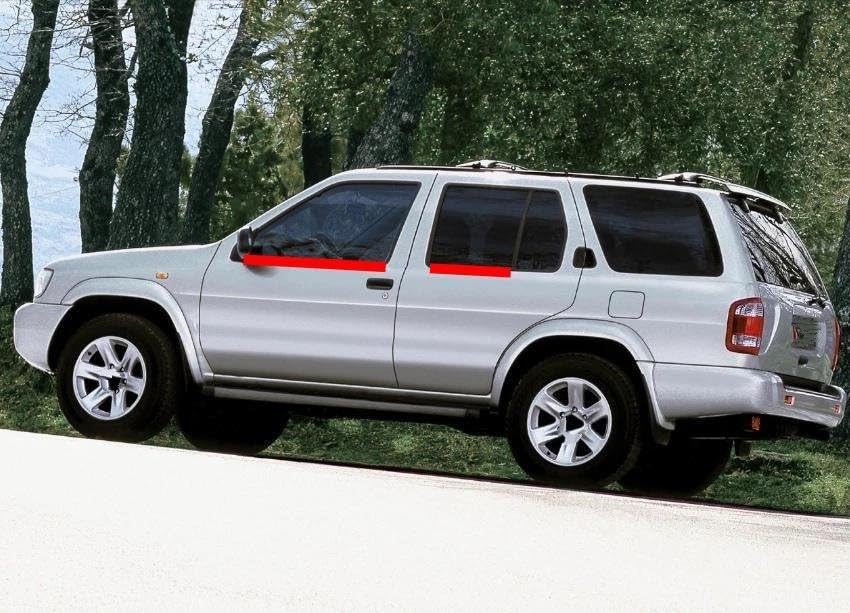 Bande étanchéité noire contre sifflement vitre Nissan Terrano R50