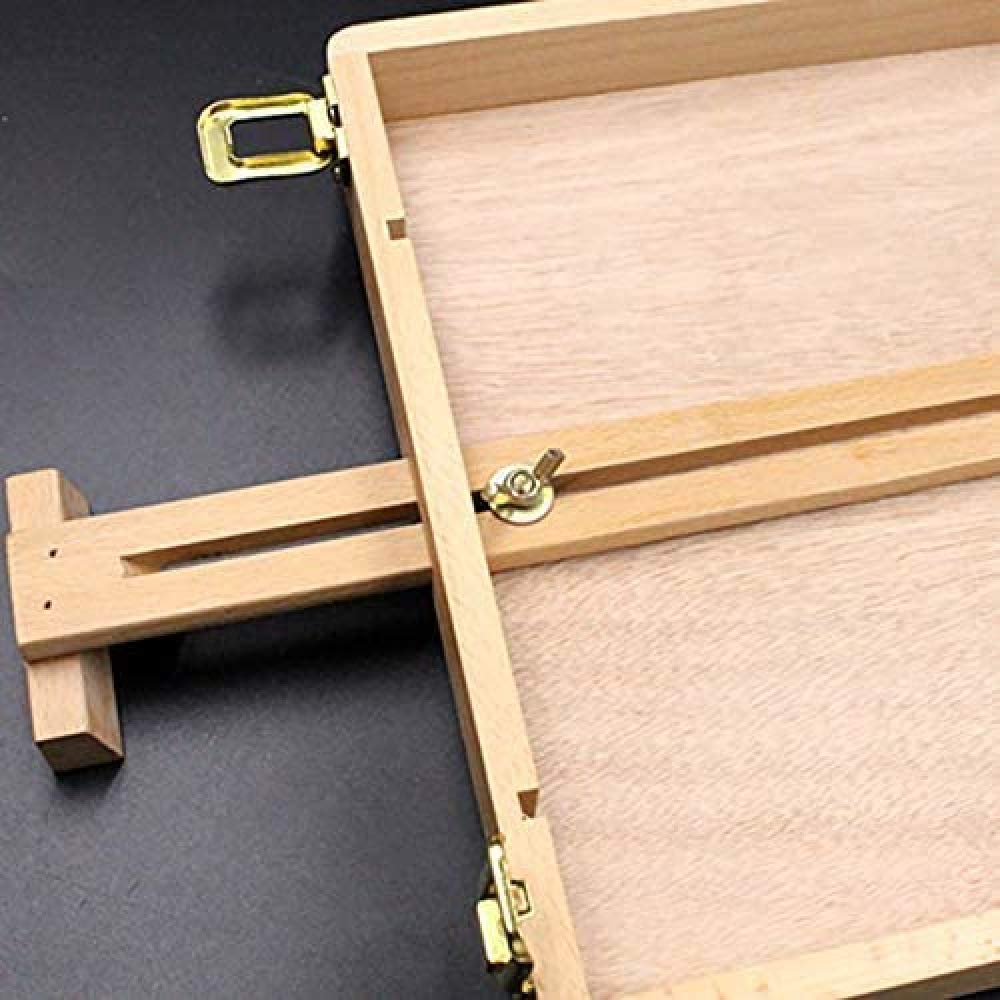 CLQ Ölgemälde Koffer Künstler Tisch Box Tragbare Staffelei Malerei Box Desktop Skizze Malerei Hardware Kunst Liefert Geschenke