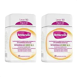 Kit com 2 - Addera 2.000UI com 90 Comprimidos Revestidos