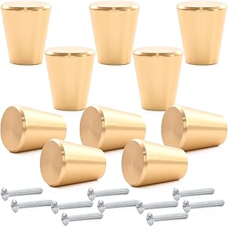 Pstyle. Aluminum Pull Pull Drawer Door Kitchen 0.8 inch 20 mm Set of 10 PST-135 Gold
