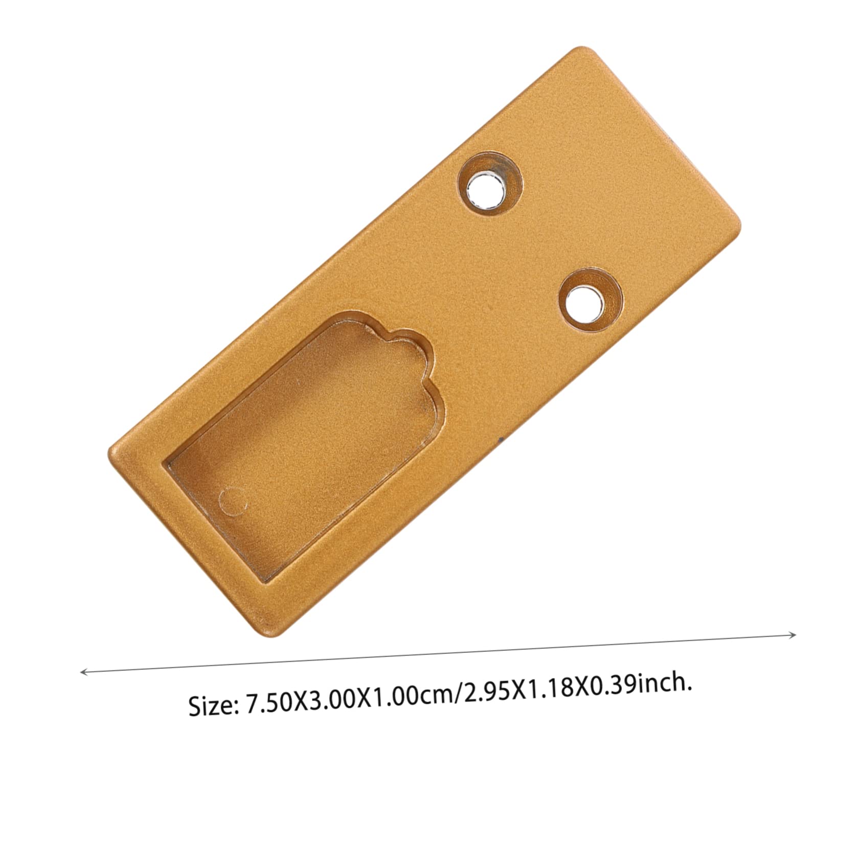 Parliky 2pcs Heavy Duty Closet Rod Support Bracket Wardrobe Pole Holder Easy Installation for Clothes Storage Reliable Closet Rod Bracket Finish