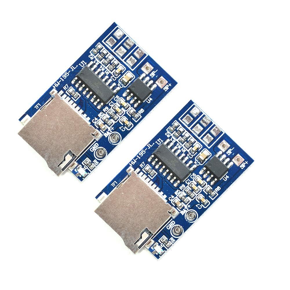 RIDEN 2Pcs GPD2846A TF Card MP3 Decoder Board 2W Amplifier Module for AUrduino-image-34