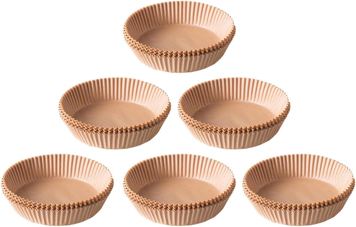 Air Fryer Paper Liners 50pcs Parchment Non-stick Disposable