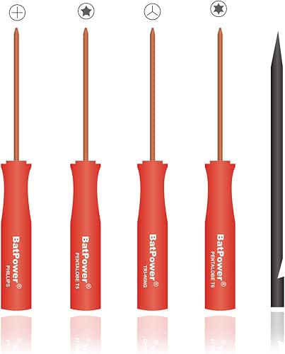 BatPower 5pcs MacBook Repair Tool Kit Precision P5 Pentalobe Screwdriver