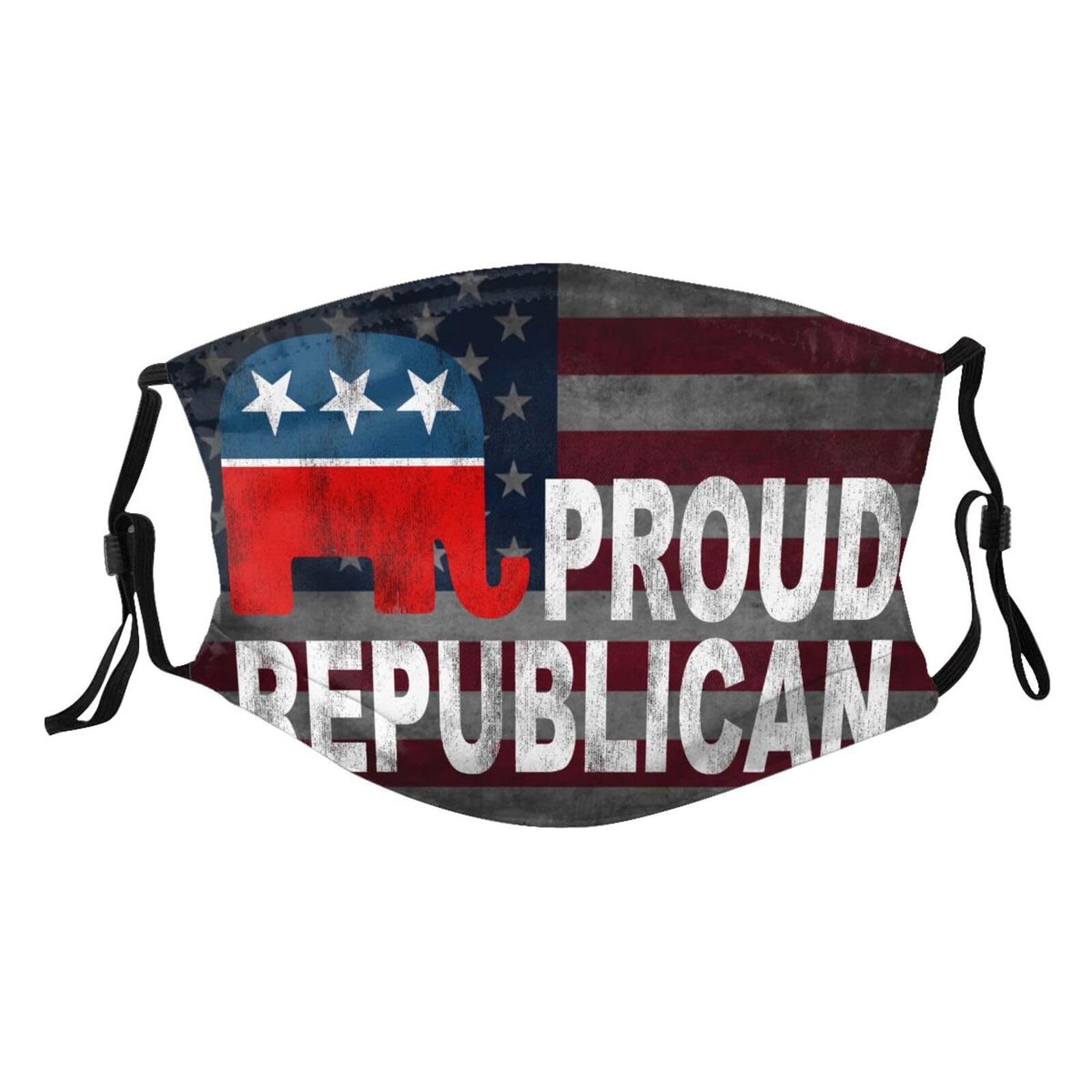 Proud To Be A Republican Adult Dust Mask Adjustable Dust Face with 2 Filter27