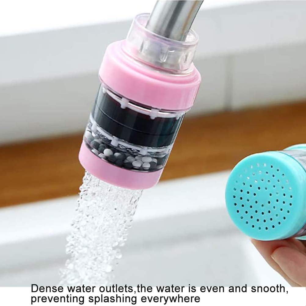 4 Filtri Per Rubinetto A Carbone Attivo - Depuratore Mini Per Cucina E Bagno, Antischizzi E Risparmio Idrico - Foto 3