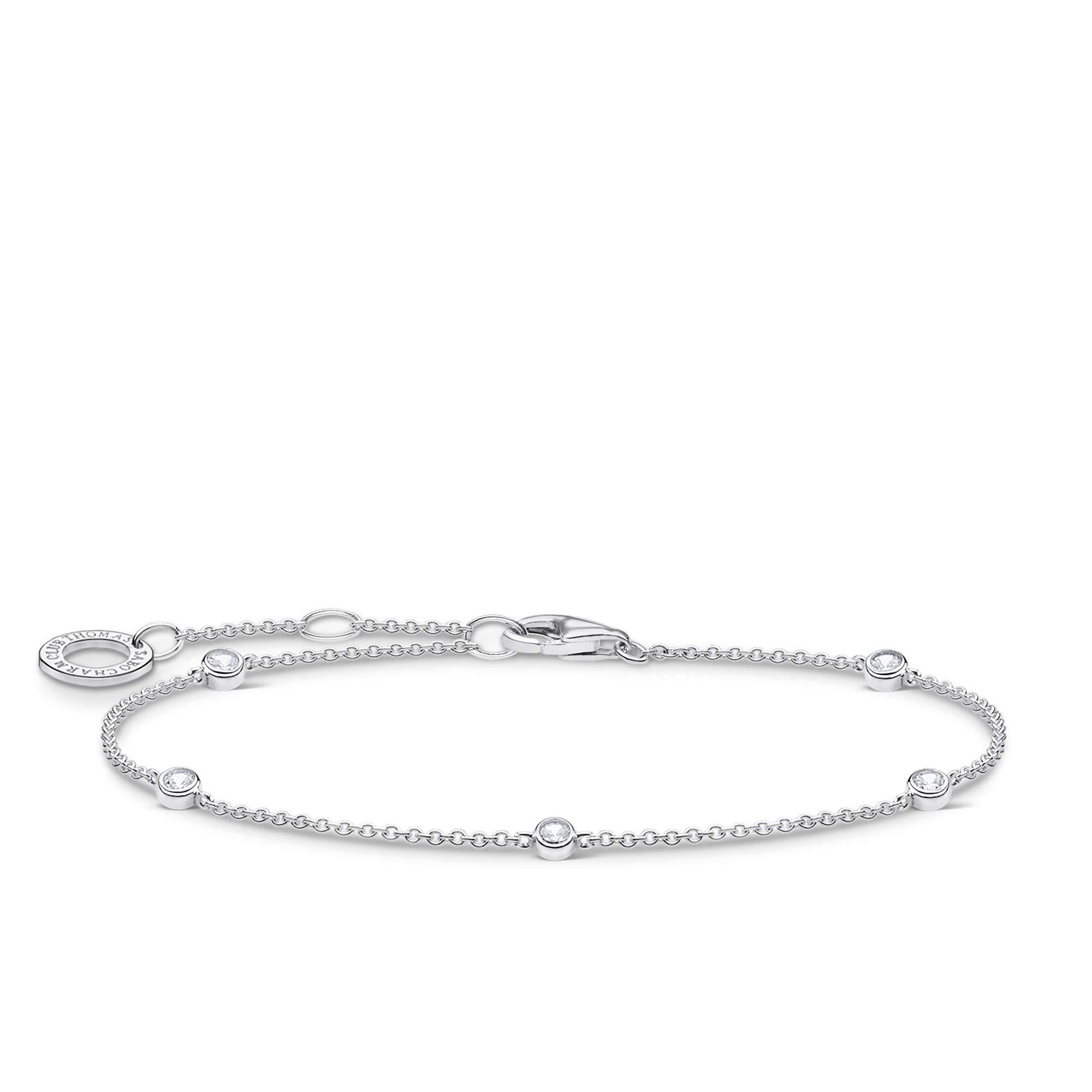 Thomas Sabo bracelet white stones silver 925 sterling silver A1999-051-14-L19V