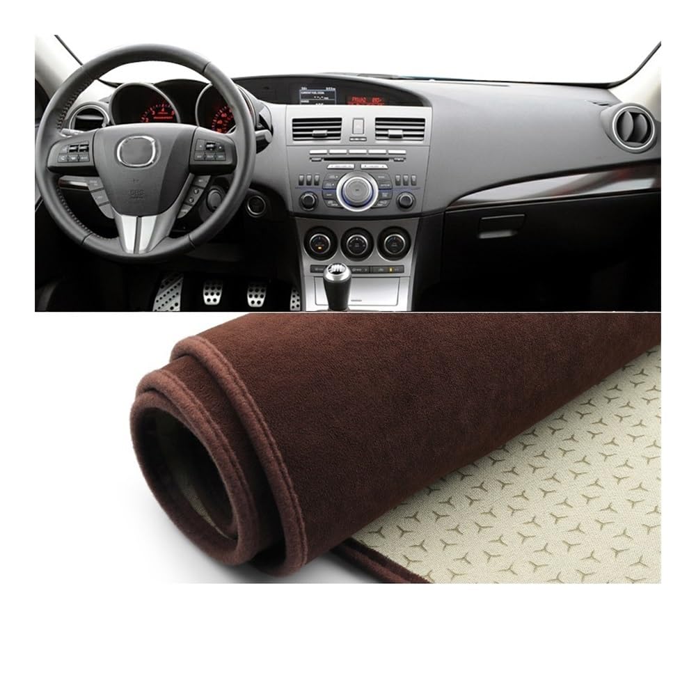 Tapis antidérapant de tableau de bord couverture pare-soleil Mazda 3 - 6