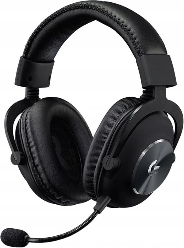 Logitech G PRO X kabelloses LIGHTSPEED Gaming-Headset, Blue VO!CE Mikrofontechnologie, 50 mm PRO-G Lautsprecher, DTS Headphone:X 2.0 Surround Sound, Memory-Foam-Polsterung, 20h Akkulaufzeit - Schwarz