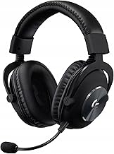 Logitech G PRO X LIGHTSPEED Wireless Gaming Headset with Blue VOICE Mic Filter Technology, PRO-G 50mm Transducers, DTS Headphone: X 2.0, 20 Hours Battery, PC, PS5, PS4, Switch - Black