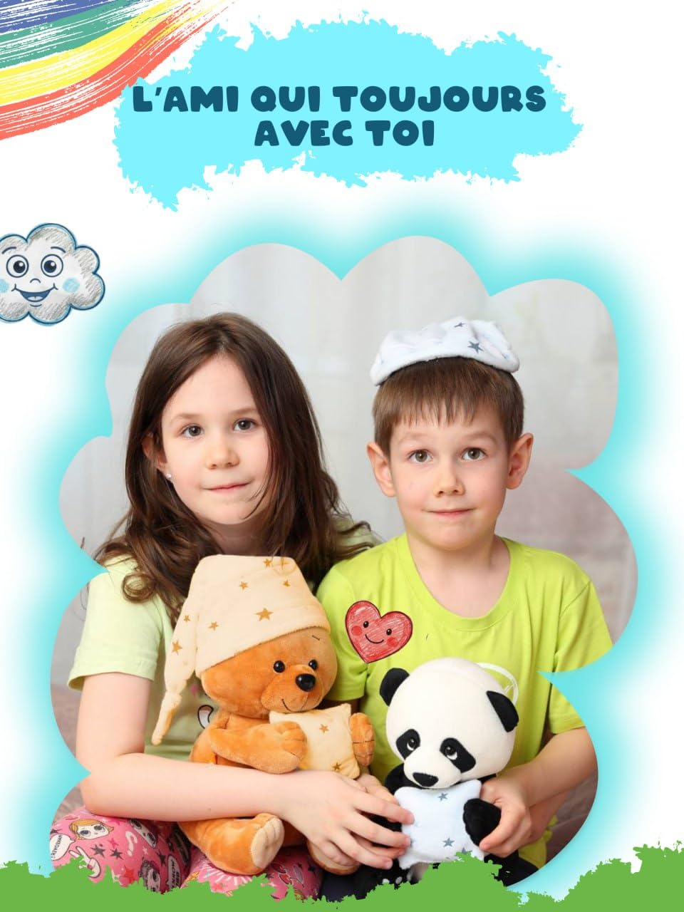 LeCoon Ours en Peluche – 500+ Histoires, comptines et berceuses