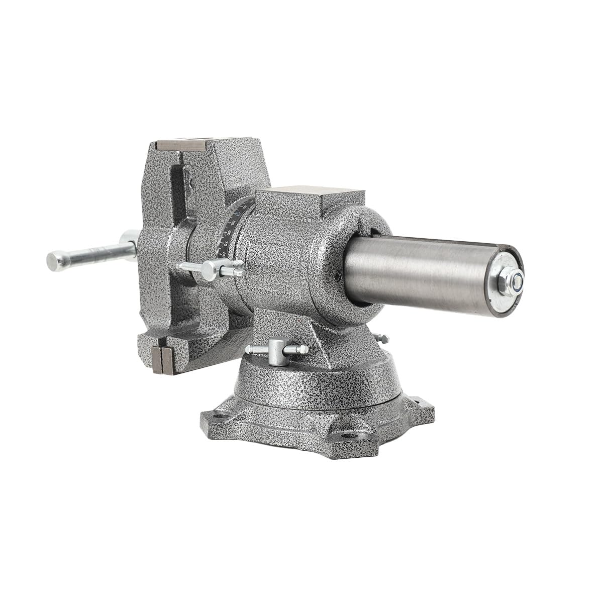 NICCOO 4 Inch Bench Vice for Workbench Heavy Duty Work Table Vise with 360 Degrees Swivel Base for Workshop Factory Woodworking