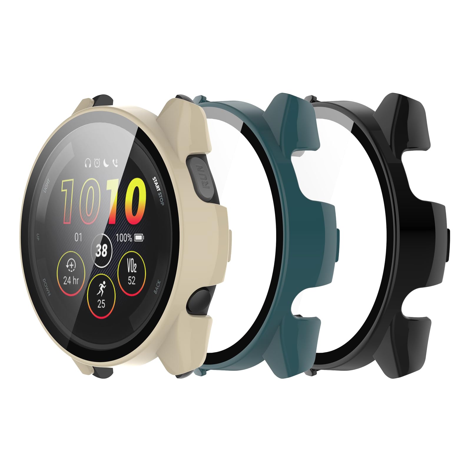 3 Pellicole Vetro Temperato Per Garmin Forerunner 165 - Protezione Schermo 9H, Anti-Graffi, Trasparente - Foto 9