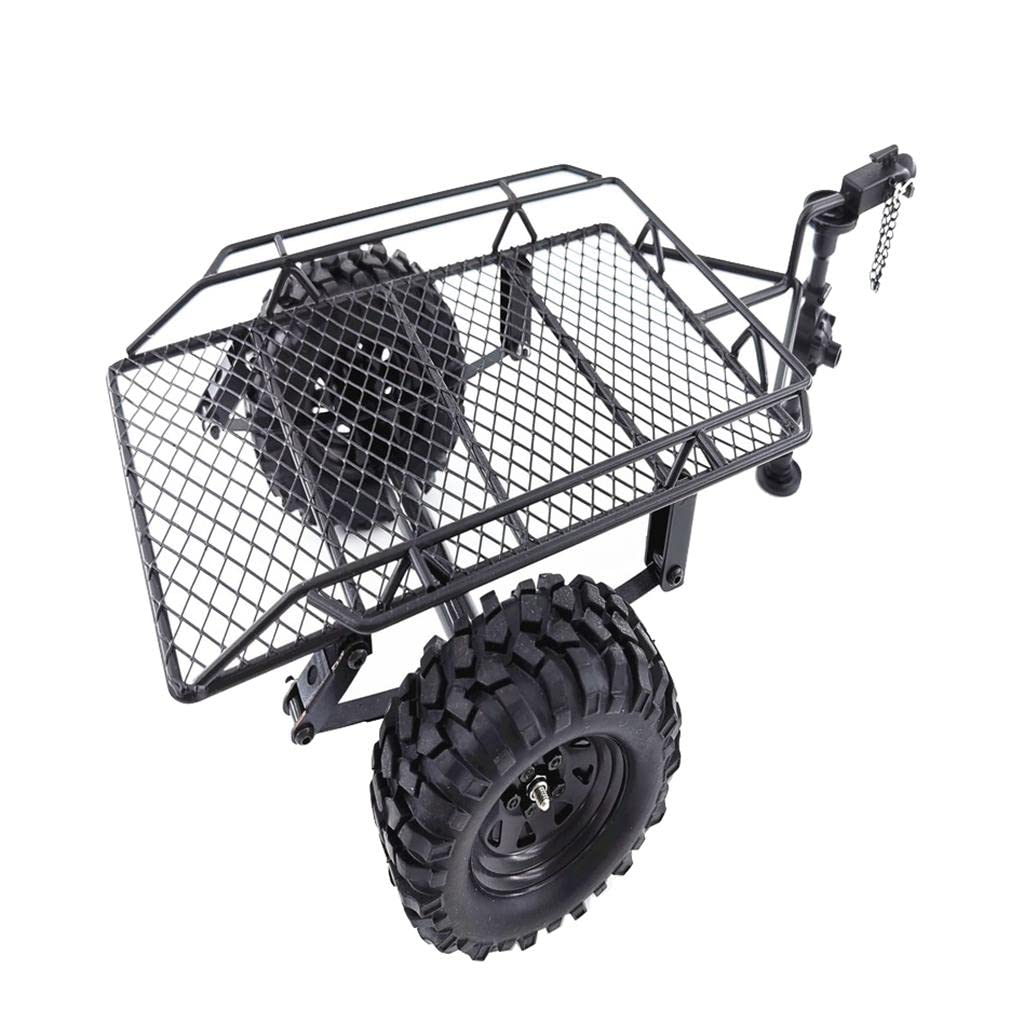 1:10 przyczepa do ciężarówek ciężkich do D90 SCX10 TRX-4 RC akcesoria do ciężarówek gąsienicowych