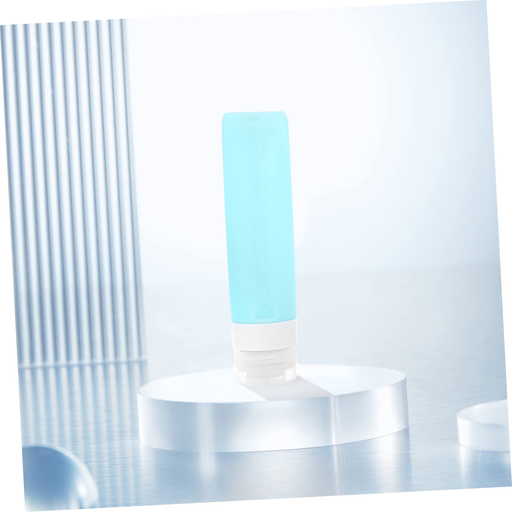 MAGICLULU 8 Pz Bottiglia di silice travel size bottles travel bottles lozione contenitori in silicone contenitore per shampoo dosatore di liquidi piatto bottiglia da viaggio impostare