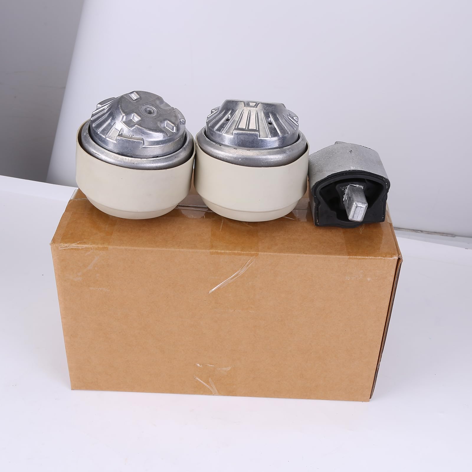 3 Stück Motorhalterungen, 36918 38865 36363 Passend für Mercedes-Benz W203 CLK C209 W211 Motorhalterungs Getriebelagersatz Motorhalterung kompatibel mit 2003 2004 2005 2006 2007 2008 2009