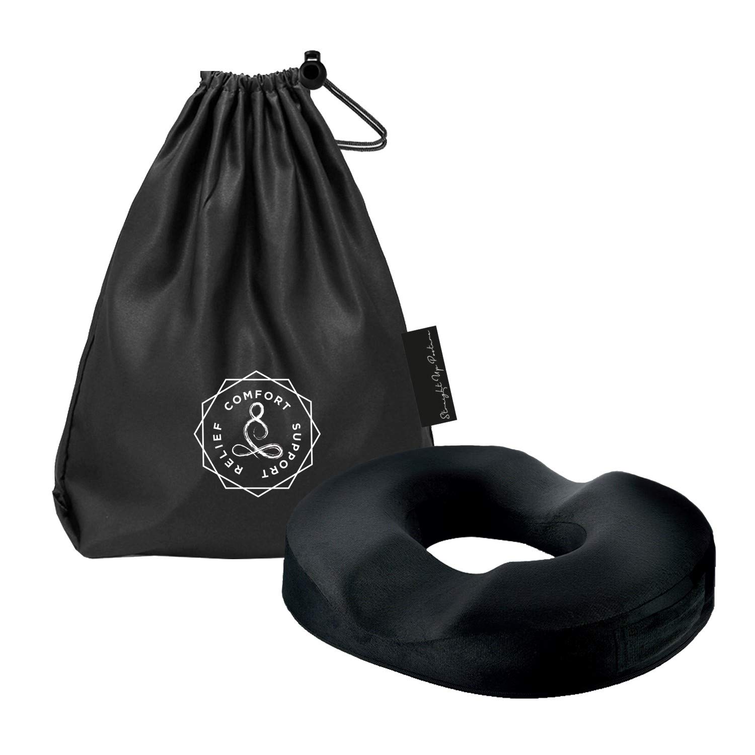 Buy Straight Up Posture Donut Cushion Premium Memory Foam Cushion