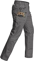 CARWORNIC Men's Stretch Ripstop Tactical Pants - Lightweight Water-Resistant Flex Cargo Hiking Work Pants, 11 Pockets