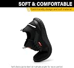 Chaussures de sécurité en acier imperméables Ulogu pour hommes et femmes, baskets légères, confortables et anti-perforation, chaussures de travail indestructibles