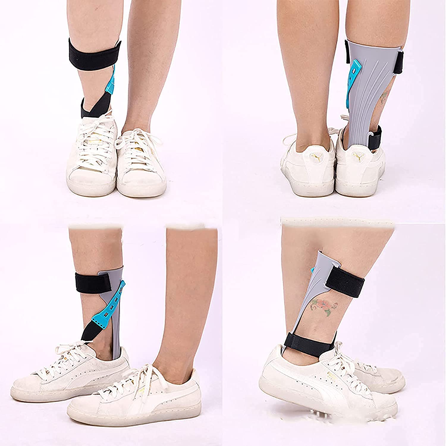 Supporto Ortesi per Caviglia E Piede, Scarpe Correttive per Piede Varo E Valgo, Ortesi per Piede Cadente, per Piede Cadente, Fascite Plantare E Tendine D'Achille