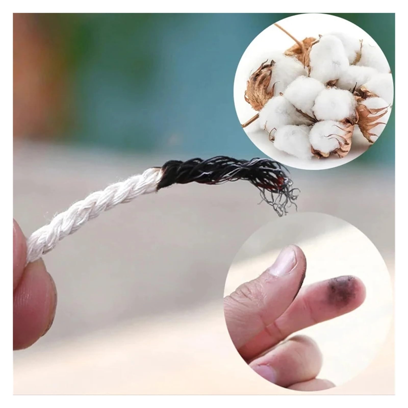 Sznurek bawełniany, Cotton Macrame Cord Braided Round 1-6mm 100-200m For DIY Crafts And Plant Hangers(2mm,200m)