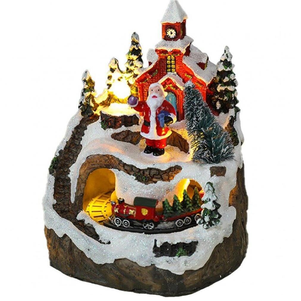 Amazon.co.jp: オルゴール サンタクロース 音楽 アニメーション Led