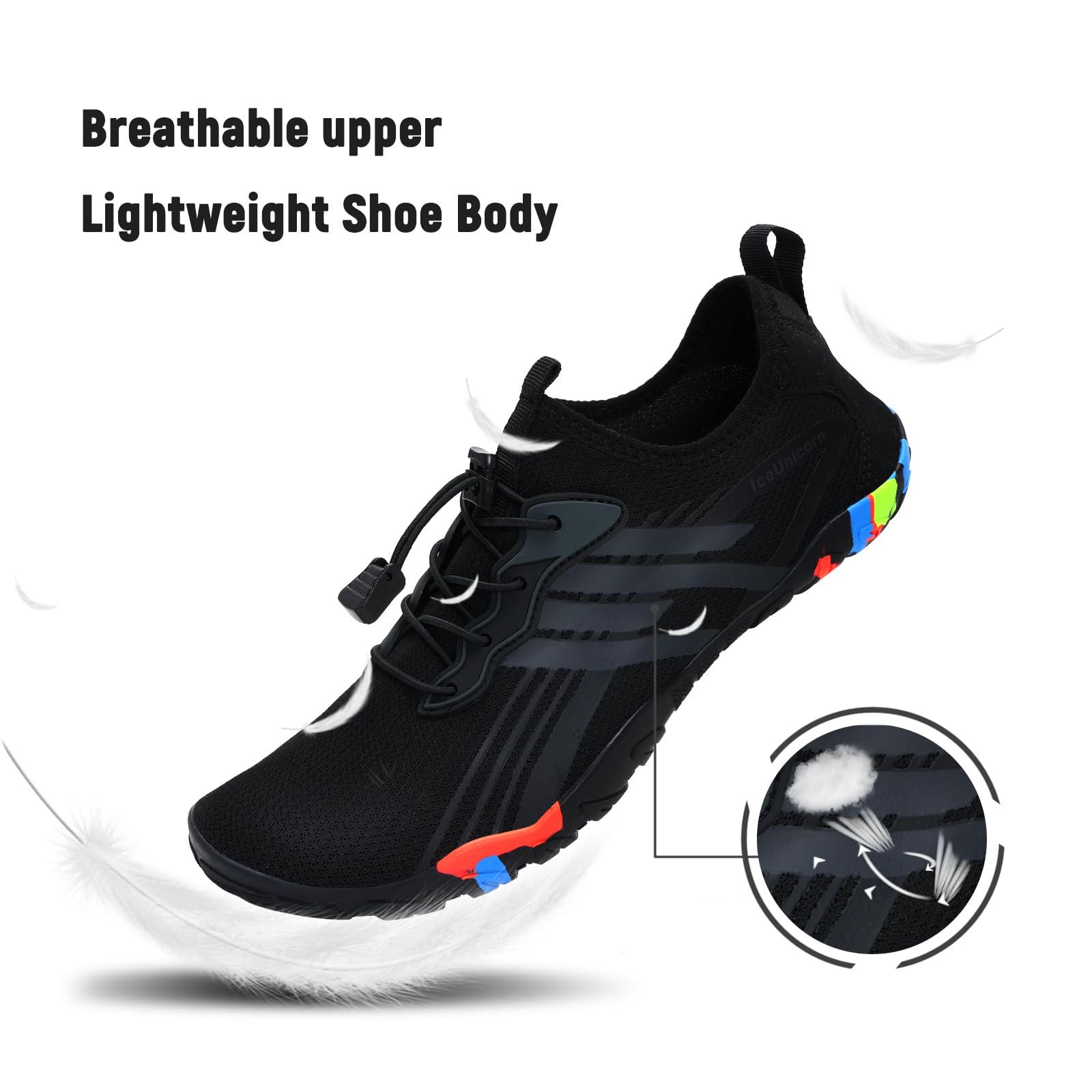IceUnicorn Scarpe da immersione Uomo Donna Scarpe da Acquatici
