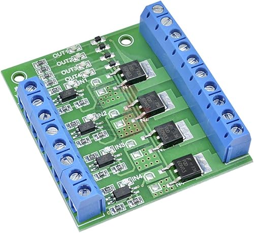 Vista 12 de 5PCS DC 5V-36V 15A (Max 30A) 400W Dual High-Power MOSFET Trigger Switch Drive Module 0-20KHz PWM Ajuste Interruptor Electrónico Tablero de Control