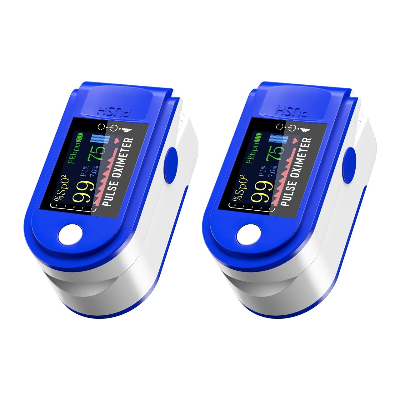 DR VAKU Swadesi Pulse Oximeter Fingertip, Blood Oxygen Saturation Monitor Fingertip, Blood Oxygen Meter Finger Oximeter with Portable Single Color TFT Display- Pack of 1,2 (Pack of 2)-picture-29