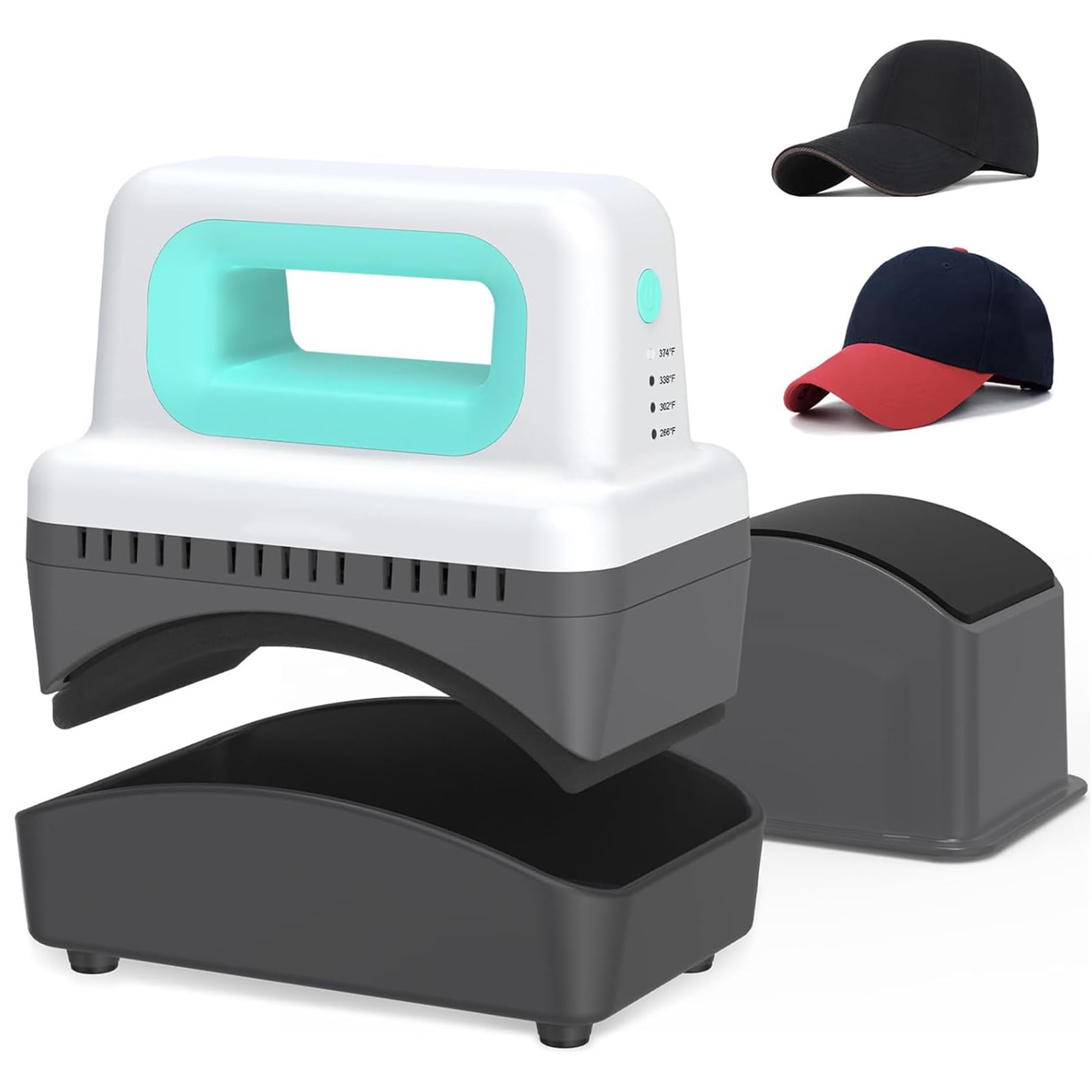 Mini presse à chaud pour casquettes pour réussir vos transferts incurvés sans risquer de brûlure