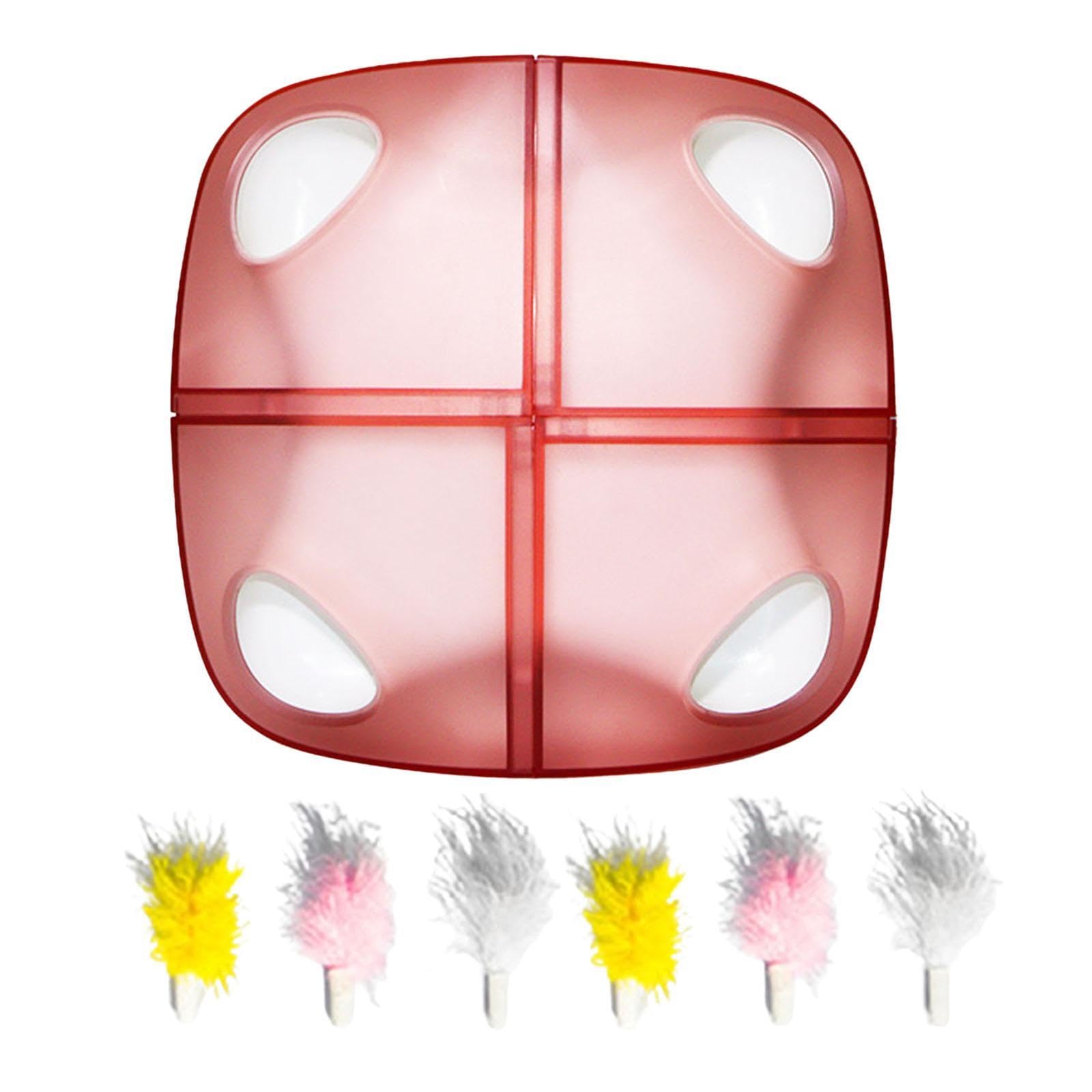 Juguete Interactivo para Gatos, Gatos Electrónicos con Táctil, Muebles de Protección Divertidos, Regalos para Mascotas, Juguete para Mascotas, reemplazo Rojo