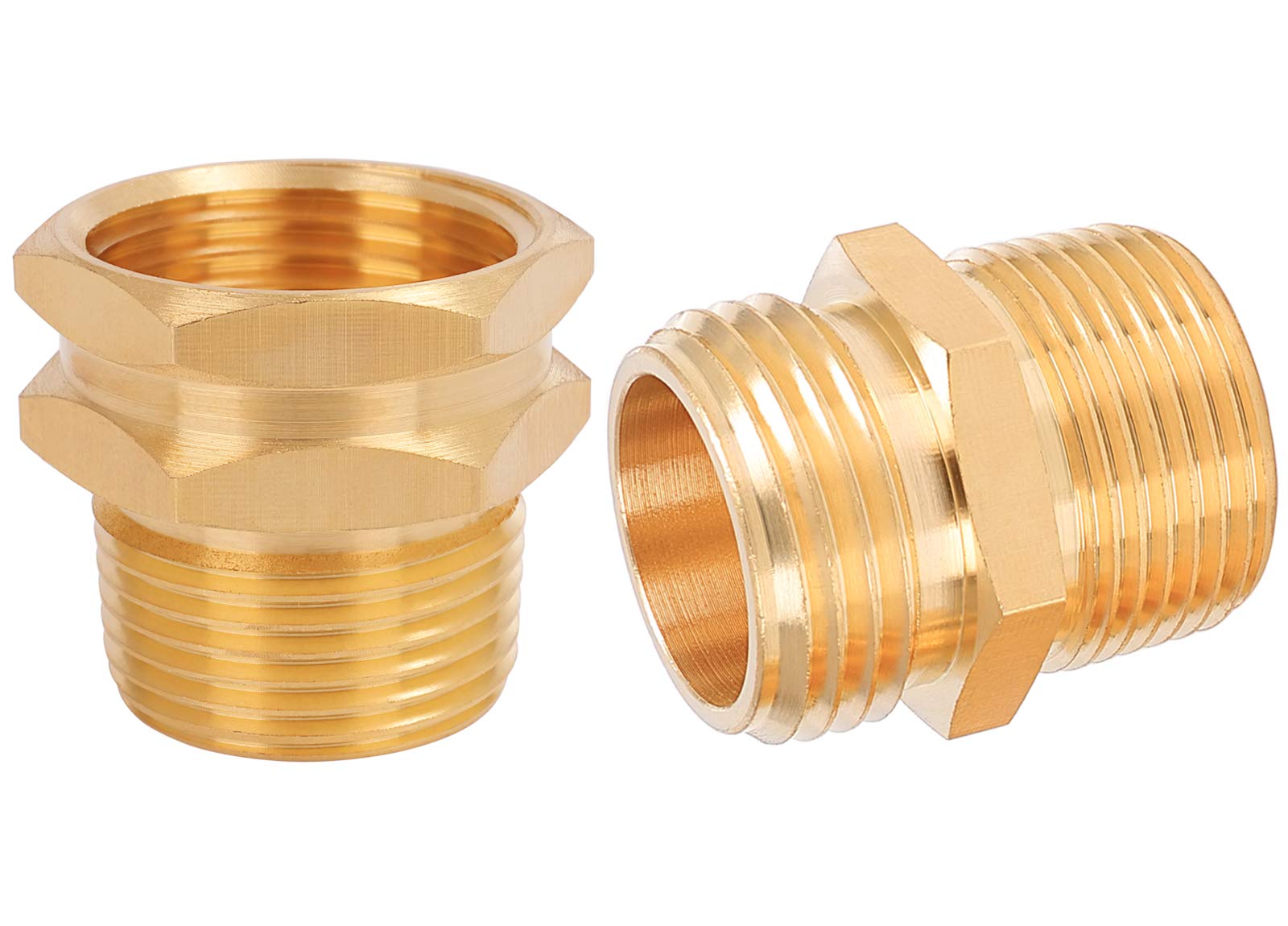 Buy Spurtar 3/4" GHT Female x 3/4" NPT Male Garden Hose Adapter with 3/