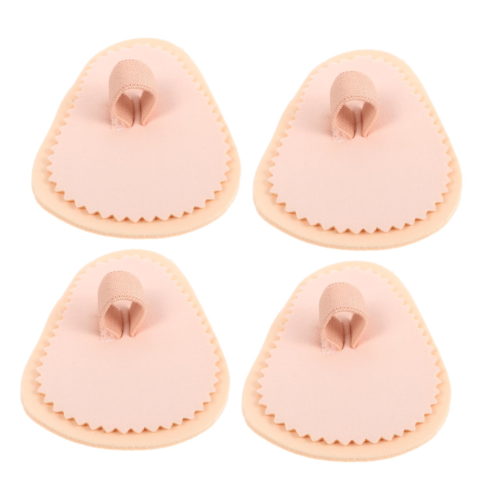 ERINGOGO 4Pcs Forefoot Toe Separator Correctors for Relief Comfortable Gel Padding for Overlapping Toes for Everyday Use