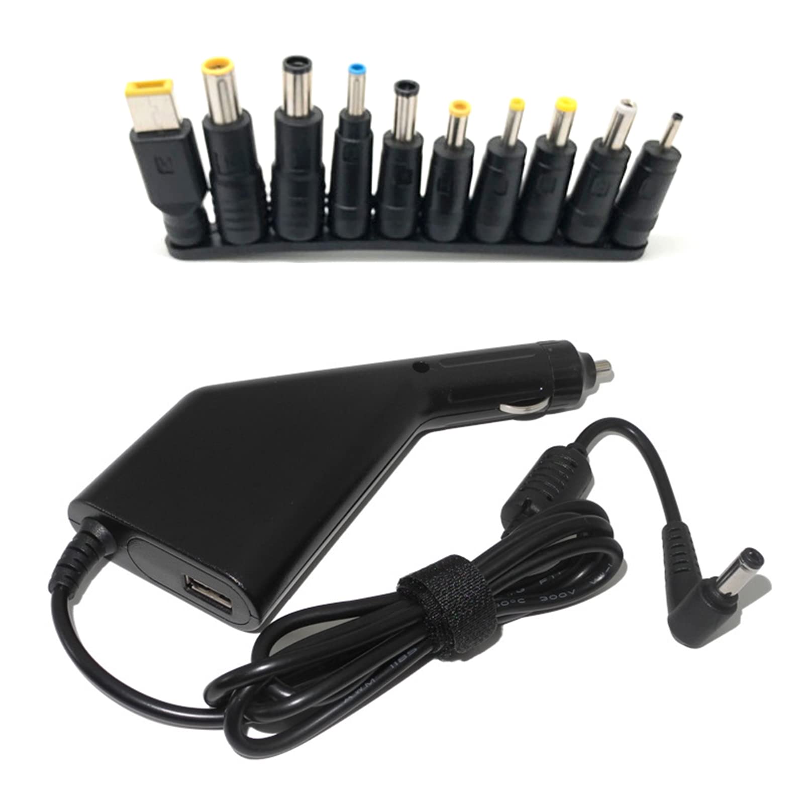 45W-65W-90W Laptop Autoladegerät DC11-15V auf 19V 4,74A Reiseadapter mit 10 Steckern für Notebook Computer Laptop Netzteil