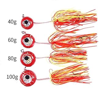 タイラバセット45g〜120g Amazon.co.jp: タイラバ 鯛ラバ 4色 セット 20g 40g 60g 80g