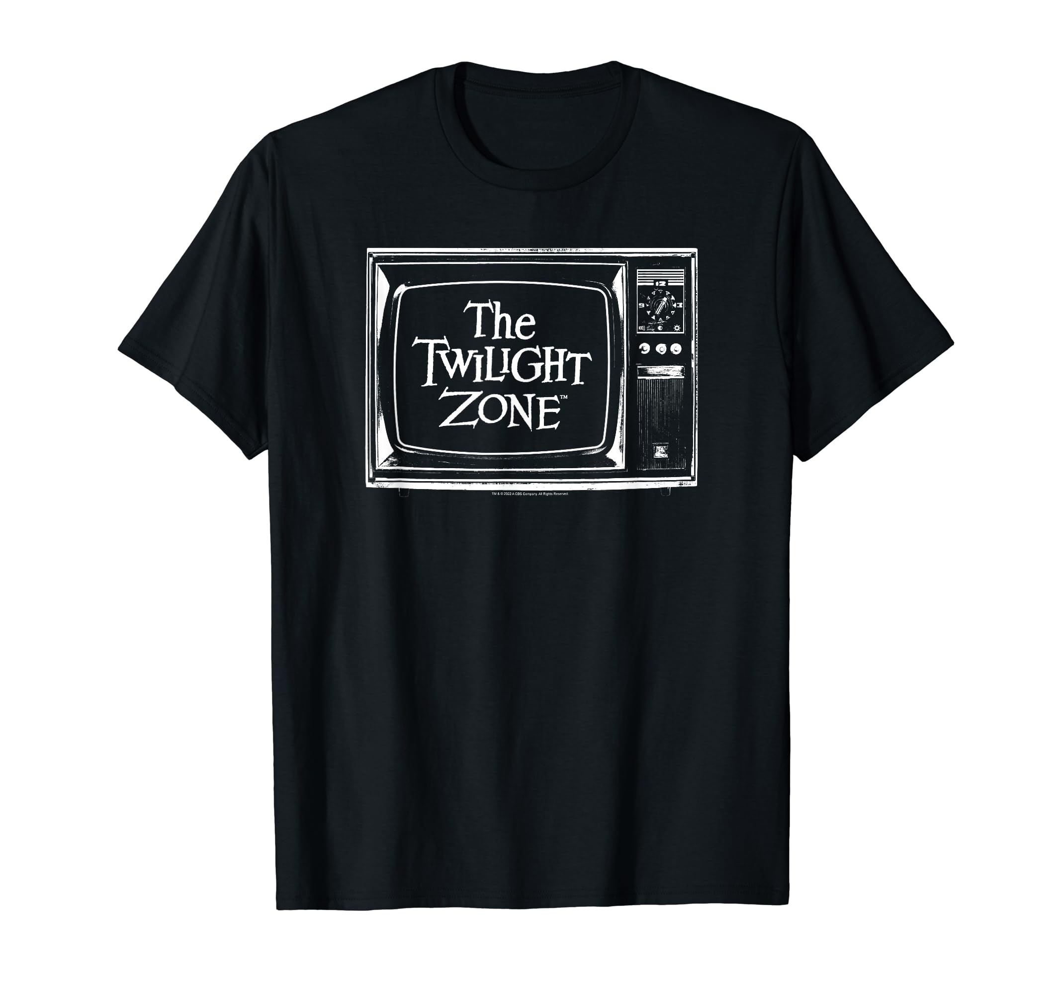 Amazon | トワイライトゾーン ビンテージテレビロゴ Tシャツ | Tシャツ