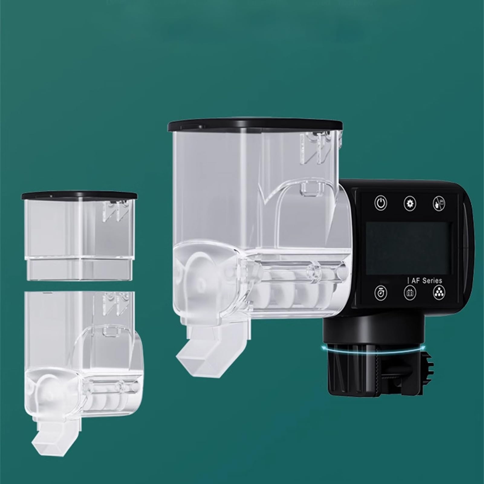 Alimentatore Per Acquario Distributore Di Mangime A Batteria Con Timer Per | Mangiatoia Per Acquario Con Timer Vacanza All'Aperto Casa Acquario Viaggi Brevi Quotidiani Appassionati