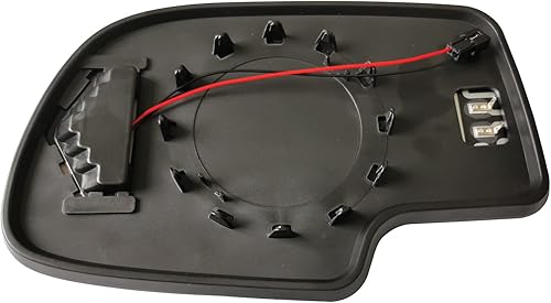 Miniatura 7 de KYYET Espejo calefactado del lado derecho del pasajero con placa trasera repuesto para Cadillac Escalade Chevrolet Avalanche Silverado Tahoe Sierra