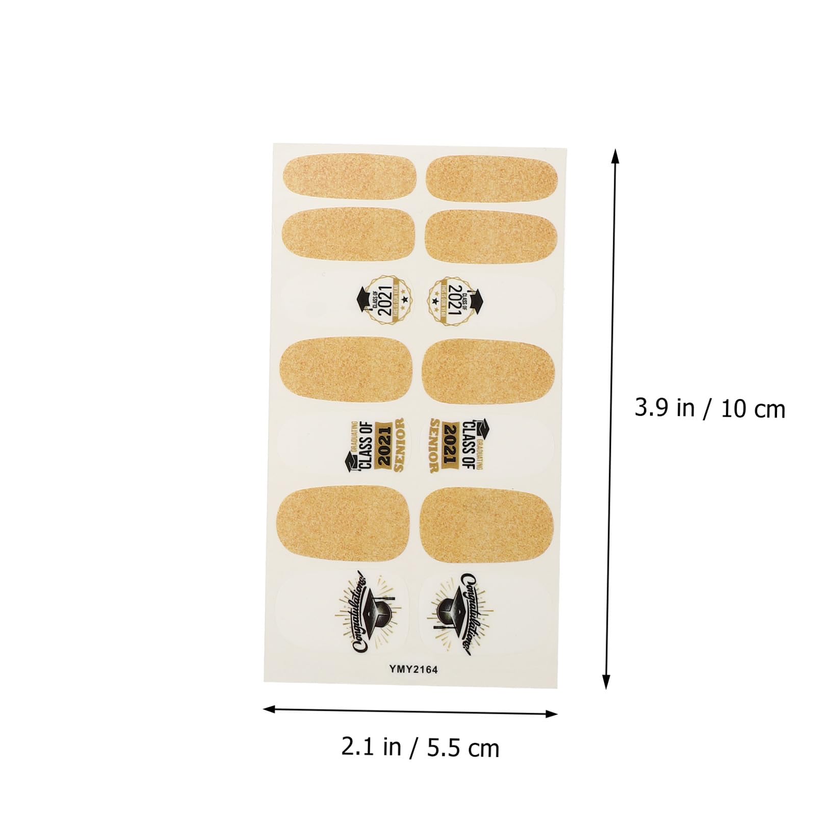 Housoutil 48fogli Adesivi Per Unghie Decorazioni Per Unghie Creative e Tra Fantasie e Pratiche Per Nail Art