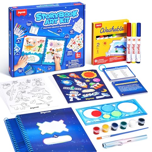 JoyCat Adventure Storybook Art Kit Write Your Own Book for Kids 2 Books