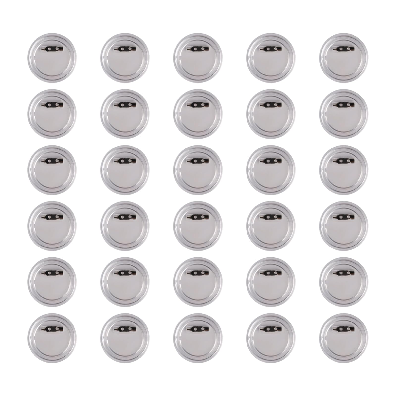30 Pcs Badge Making Kit, 44mm Make Your Own Badges Buttons, Acrylic Clear Badge Maker, Personalised Button Pin Badges Kit for DIY Crafts Decoration Gifts Party Bag Fillers