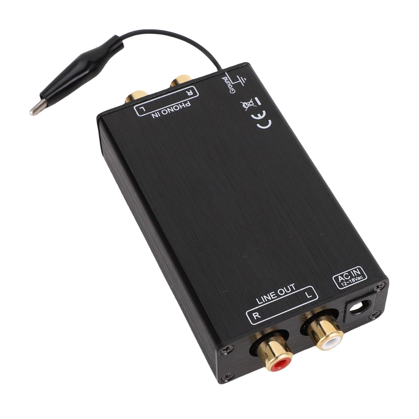 Preamplificatore Fono per Giradischi MM, Audio Mini Stereo a