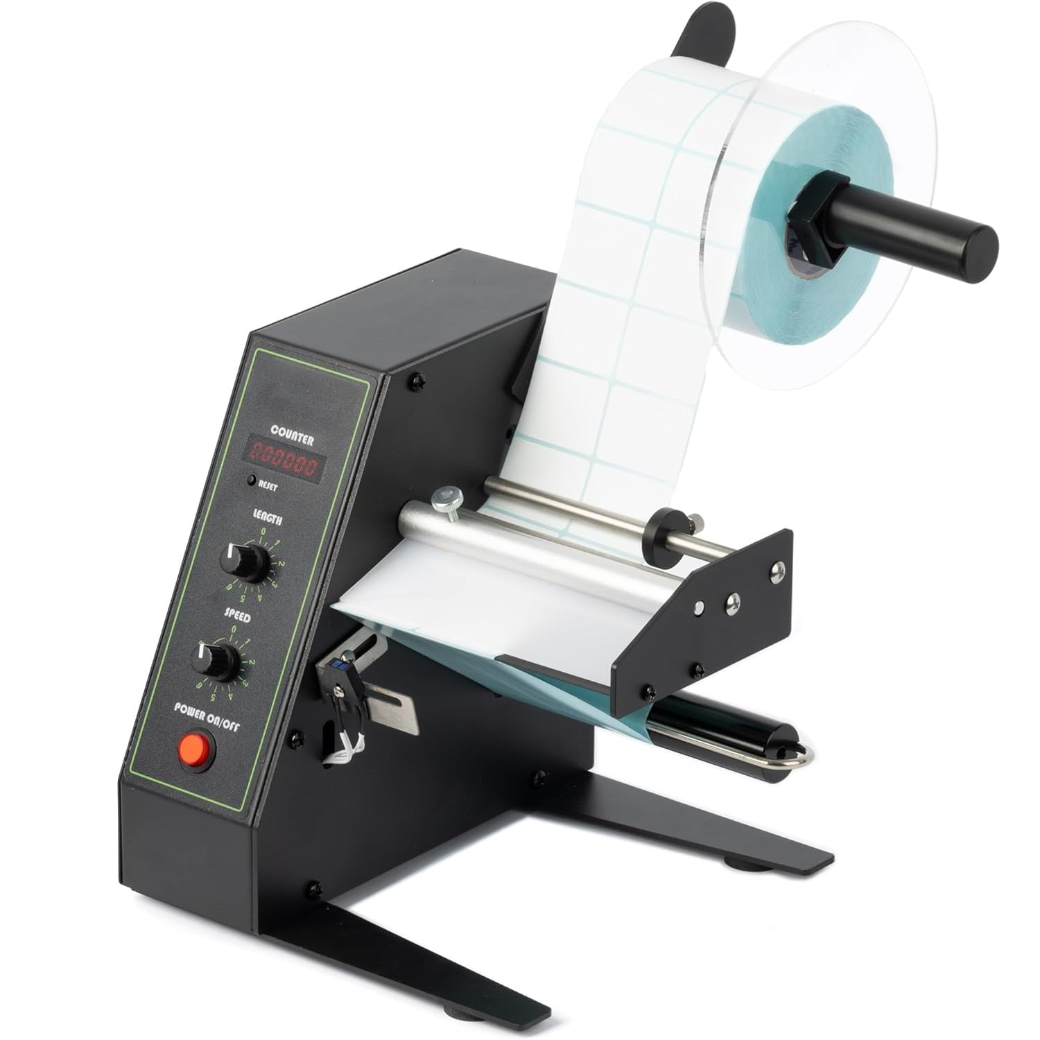 Automatyczny dozownik etykiet, separator etykiet 1-8 m/min, szerokość 5-140 mm, liczba 0-999999, usuwanie pojedynczych lub wielorzędowych, do etykiet do pakowania kodów kreskowych