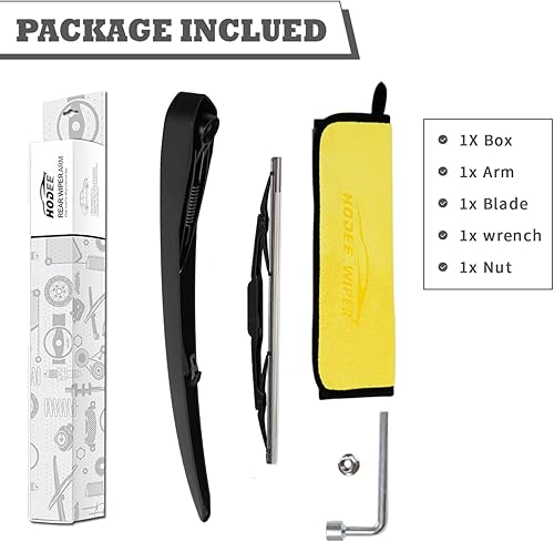 Miniatura 6 de Juego de tuercas de repuesto para limpiaparabrisas trasero para Cadillac SRX 2010-2018 CTS 2010-2014, conjunto de accesorios de cubierta del