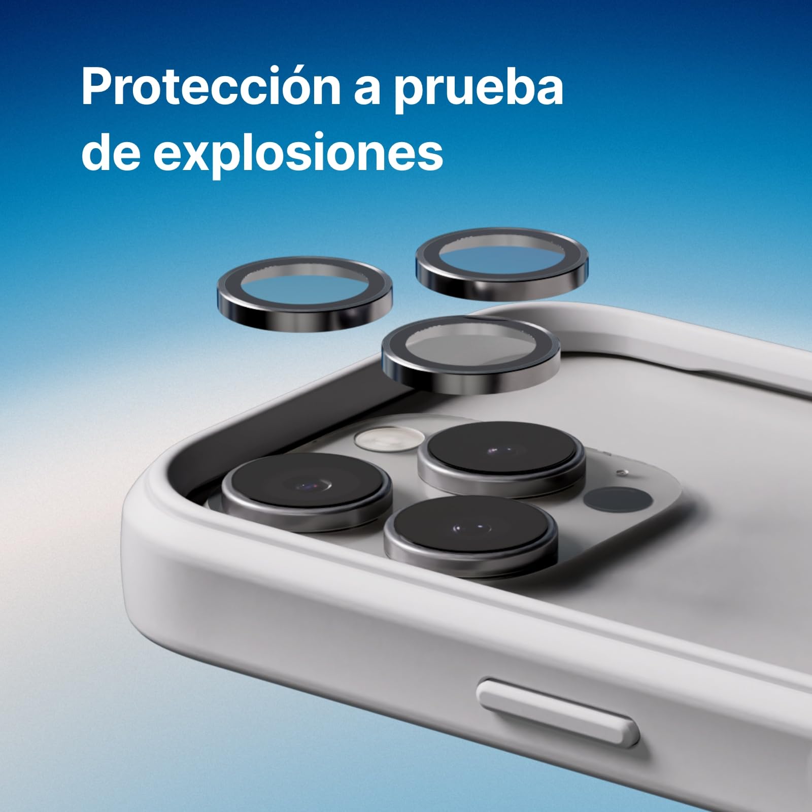 RhinoShield Kit de Protectores de Lente para iPhone 17 Pro MAX | Protector de lentes y base de cámara, cobertura completa, resistente a arañazos con marco de alineación.